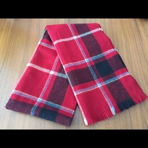 Pure wool scarf, vintage, made in Great Britain,